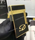 Newest Replica ST Dupont Men Lighter Gold & Black